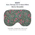 KOZY Kozy Therapy Eye & Sinus Pillow in Berry Bramble – corrected contoured front hero
