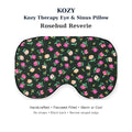 KOZY Kozy Therapy Eye & Sinus Pillow in Rosebud Reverie – corrected contoured front hero